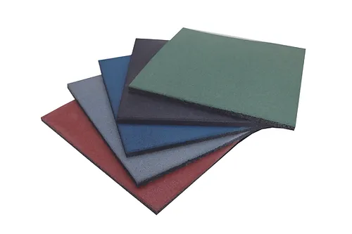 Dalle Caoutchouc Sol Sportif 20 mm – 100×100 cm – Noire – Image 2